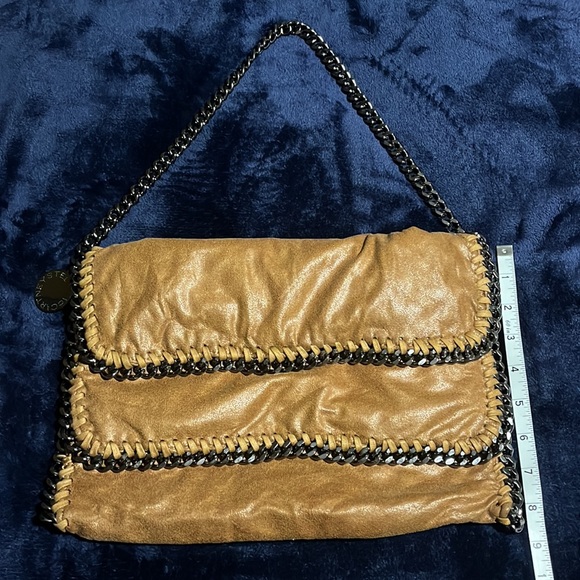 ๐ Stella McCartney Brown Suede Chain Purse- Falabella Shoulder Bag - Picture 4 of 9